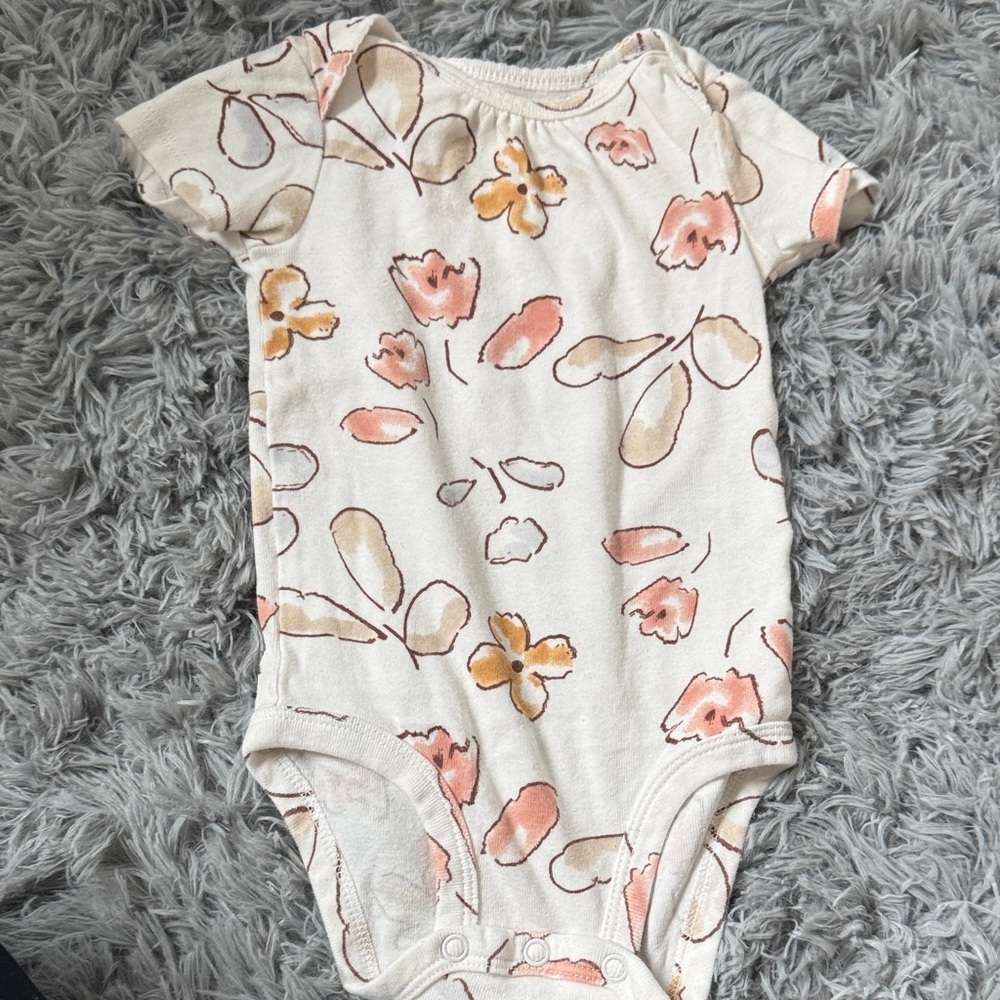 Floral Print Kids One Piece